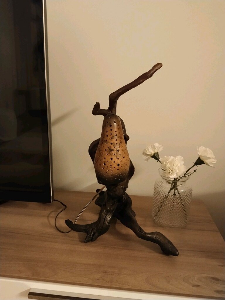 , Orjinal, Doğal Ahşap tasarım ABAJUR. - 6