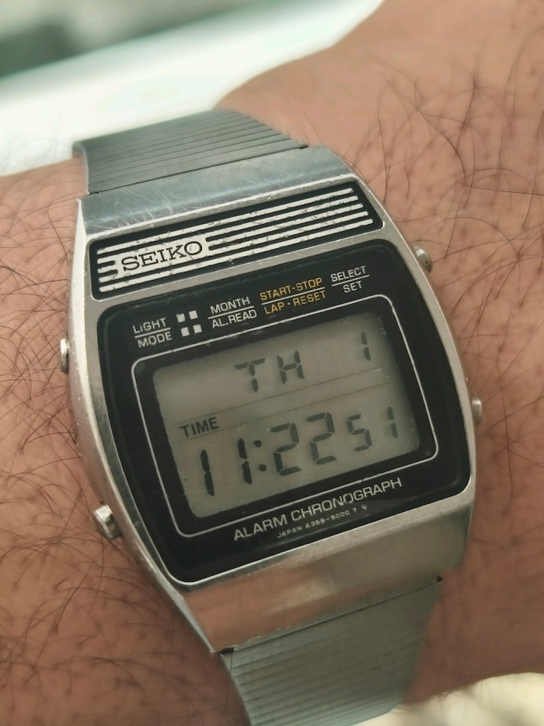 Seiko dijital kol saati - 7
