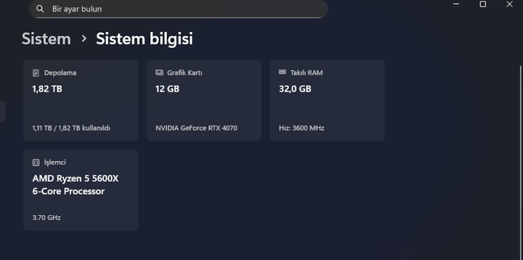Sıfıra Yakın F/P PC ( RTX 4070 ) - 6