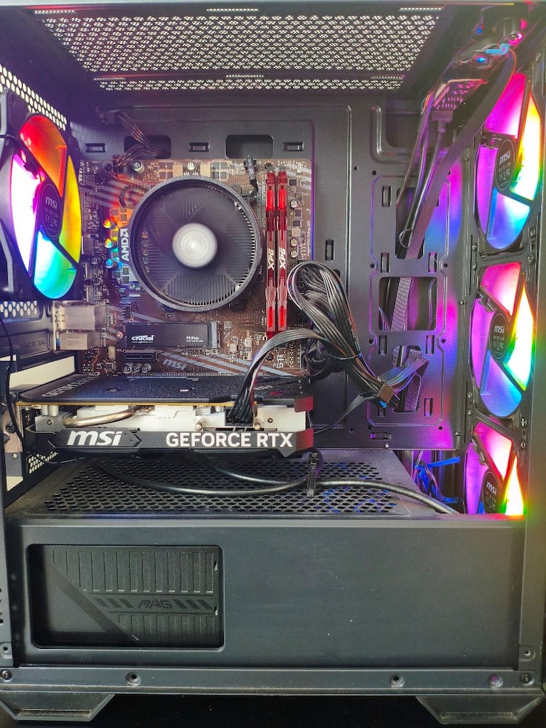 FULL SET R5 5600X • RTX 4060 • 180Hz • WRAITH & HYPERX • MASA - 8