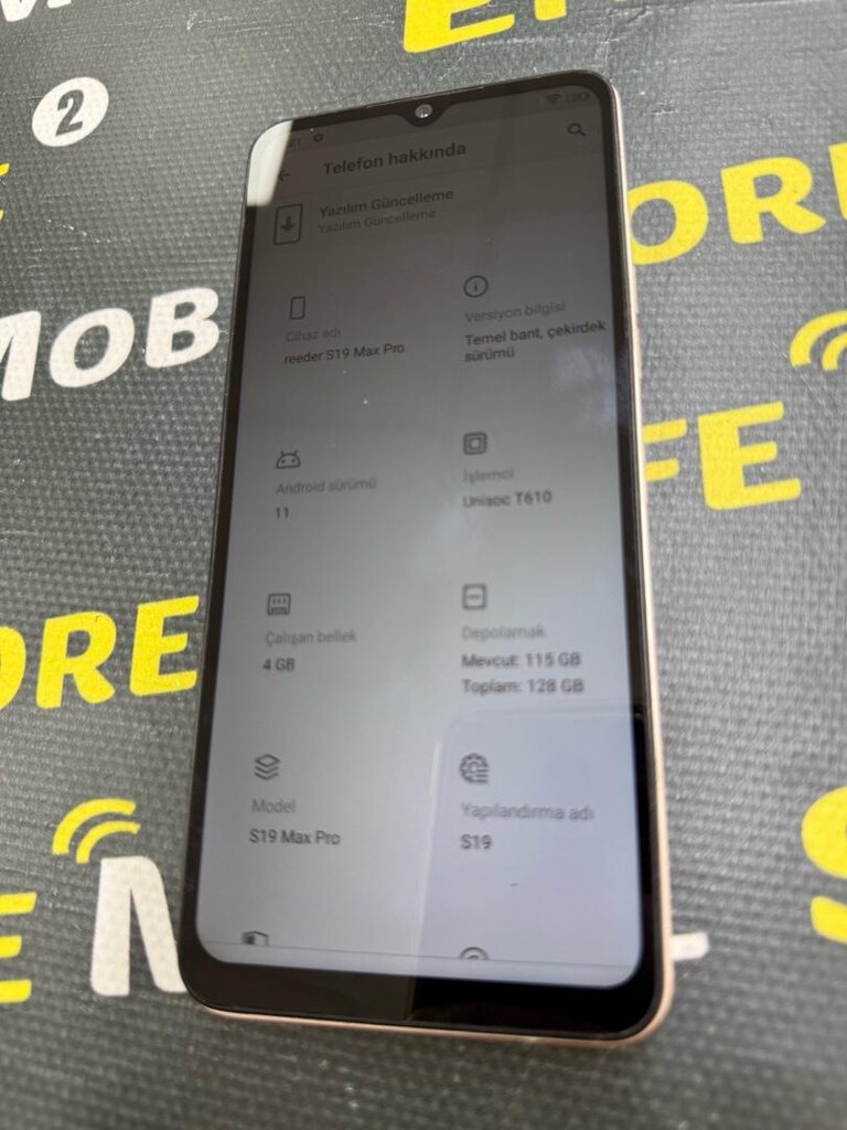 REEDER S19 MAX PRO 128 GB HAFIZA 4 GB RAM YURY İÇİ CİHAZIDIR - 6