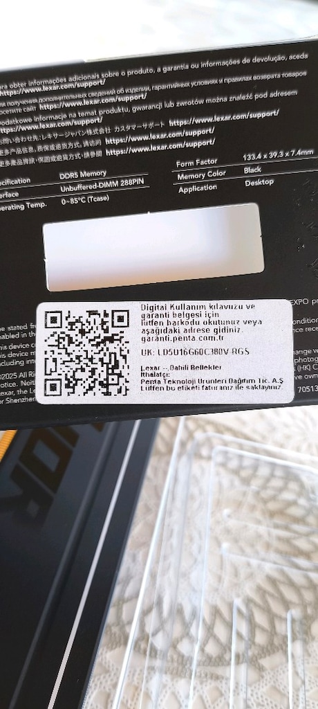 lexar thor ddr5 16gb 6000mhz ram - 3