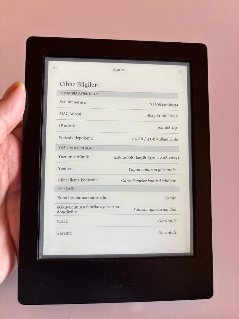 KOBO AURA H20 - 7