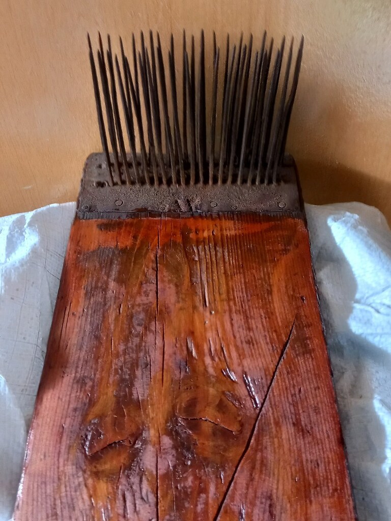 1 adet kaldı, eski tarihi yün tarağı, 1750TL. ikisi satıldı - 6