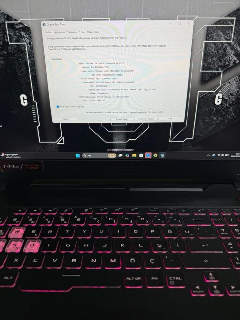 Asus Tuf Gaming a15 (19 AY GARANTİLİ) - 4