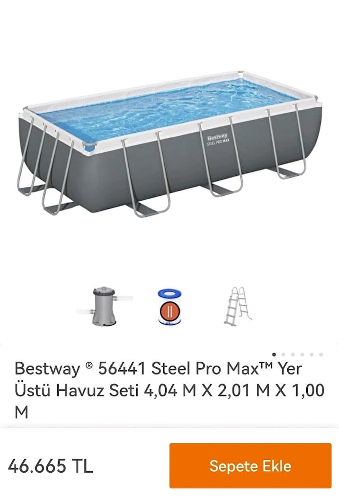 Bestway havuz 4.00m x 2.00m x 1.70m - 2