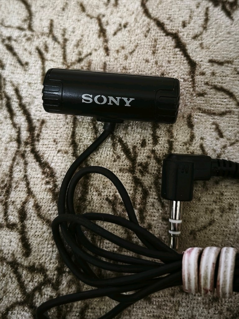 orjinal Sony vintage yaka mikrofonu stereo - 2