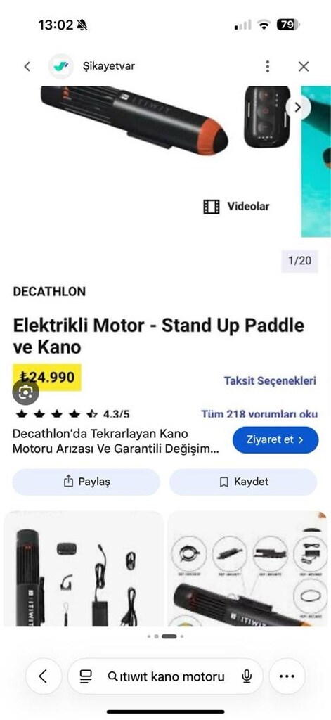decathlon şişme kano bot - 5
