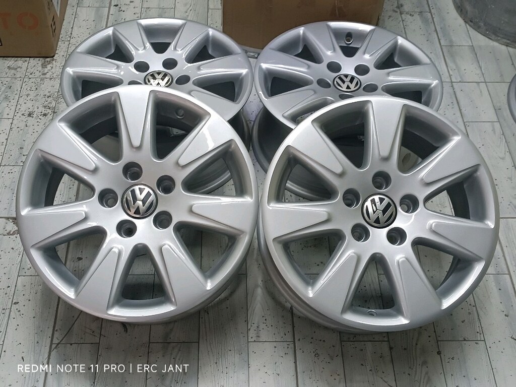 17 - 5x112 VW JETTA CADDY PASSAT ORJİNAL JANT TAKIMI - 4