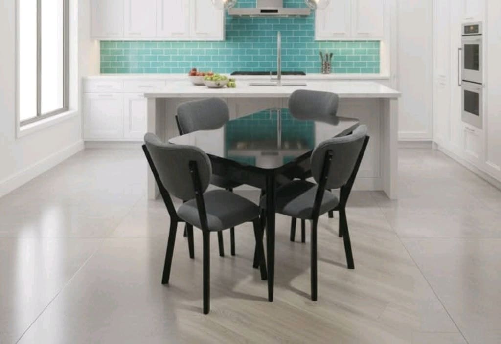 İmalattan Sıfır - Full MDF High Gloss Lüks Yemek Masası Takımı KAÇMAZ - 8