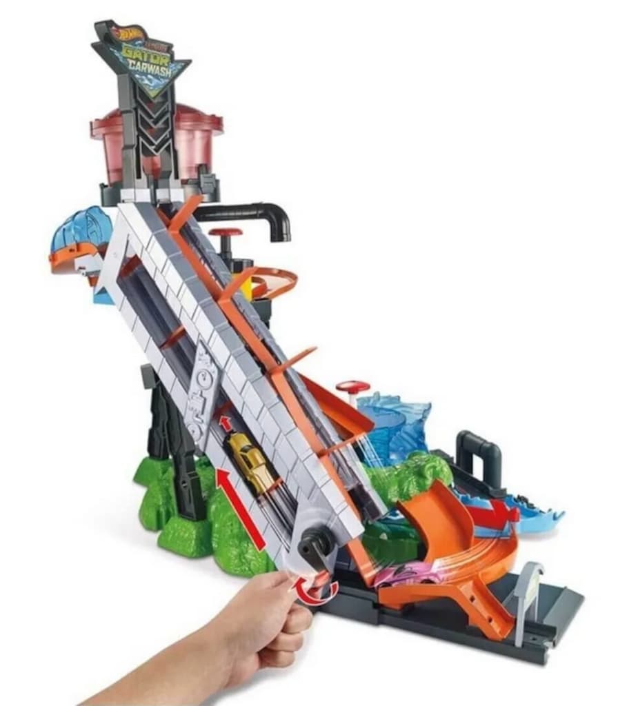 HOT WHEELS Renk Değiştiren Arabalar Timsah Oyun Seti Ftb67 - 4