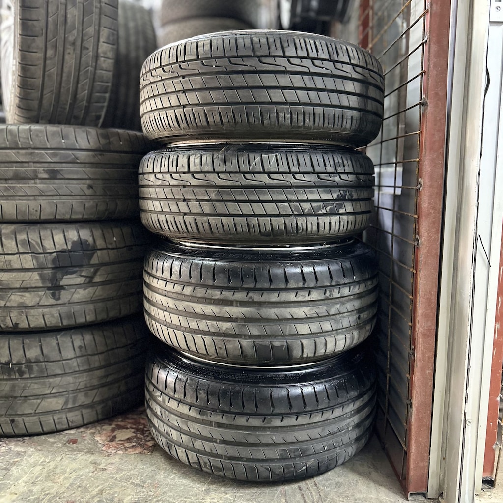 17 inç 4x100 SSR Krom Jant Lastik Takımı 2. El - 5