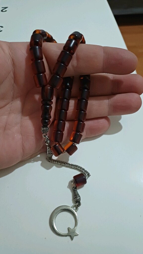 sıkma kehribar tesbih - 2