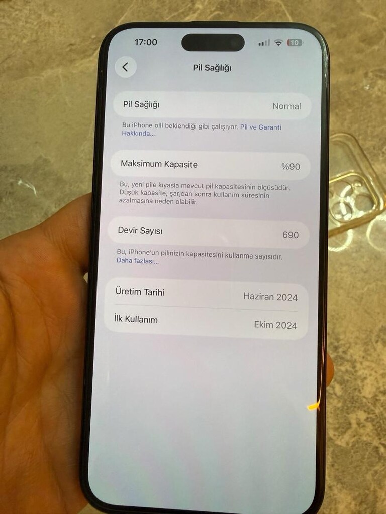 HATASIZ DEĞİŞENSİZ KUTULU 15 PRO MAX - 5