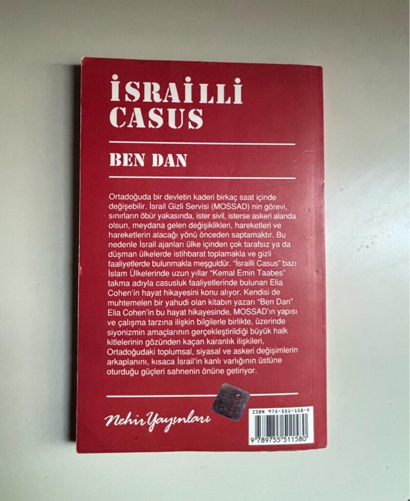 Ben Dan - İsrailli Casus Kitabı- Mossad Ajanı Eli Cohen - 2