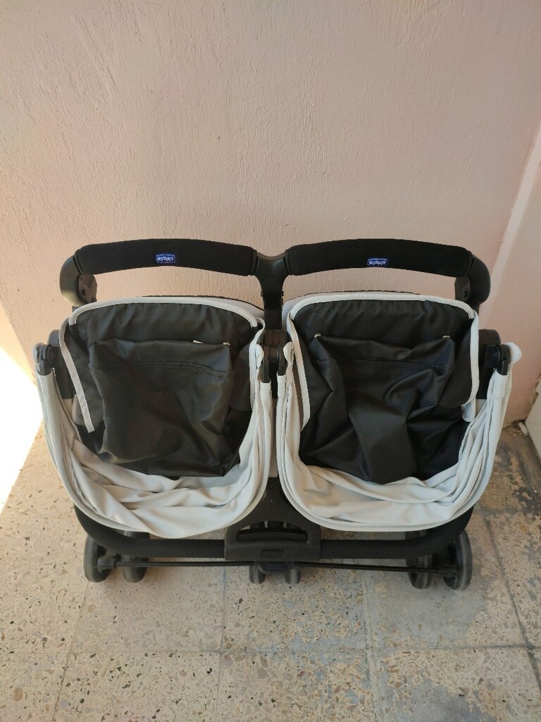 Tertemiz Kullanılmış Chicco Ohlala 2 Twin İkiz Bebek Arabası - 10