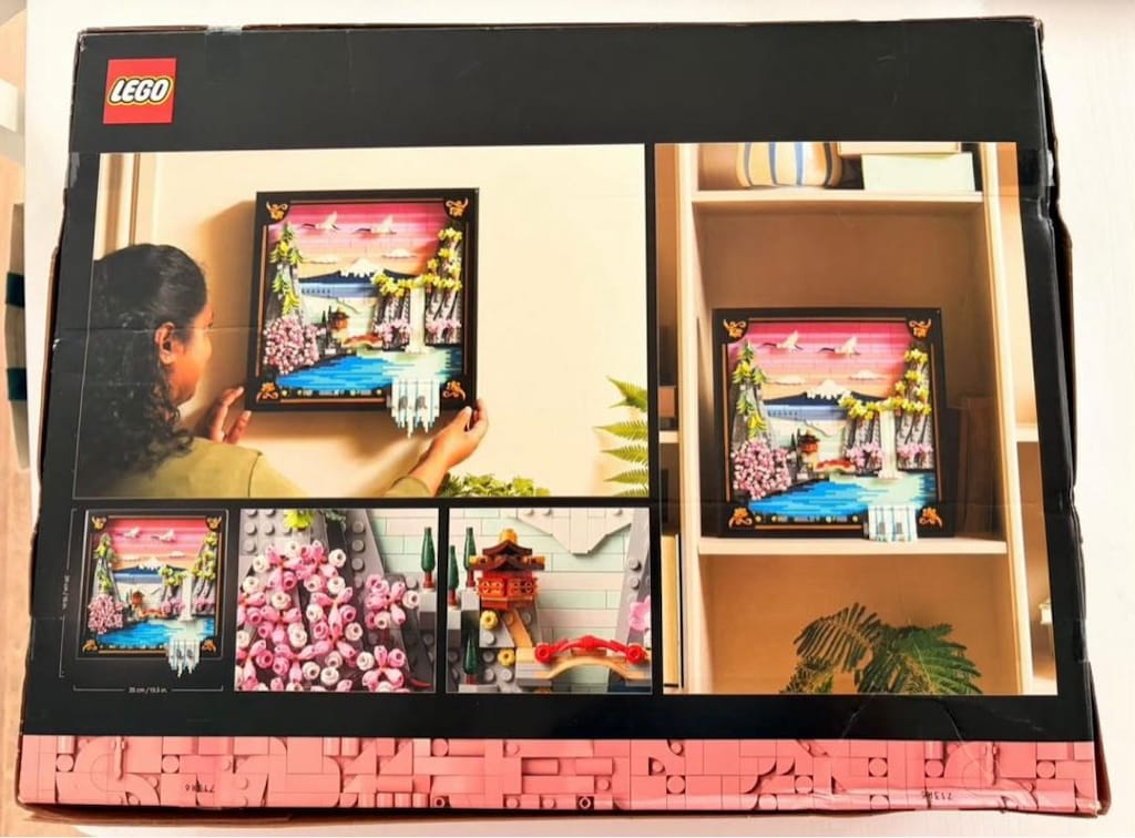 Sıfır kutulu Lego japon kiraz çiçeği manzarası - 3