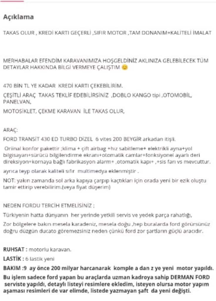 KARAVAN.TAKAS OLUR+KREDİ KARTI +SIFIR MOTOR+EMİNEVİM İLE SATIŞ OLUR... - 17