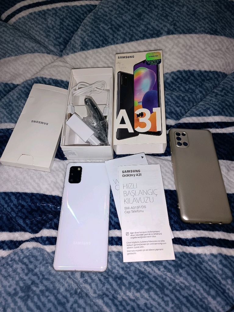 Samsung a31 128gb hafıza 4gb ram yurtiçi cihazı ciftsimli orjinal - 14