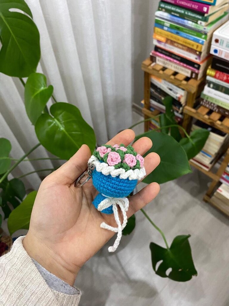 Amigurumi örgü anahtarlık - 3