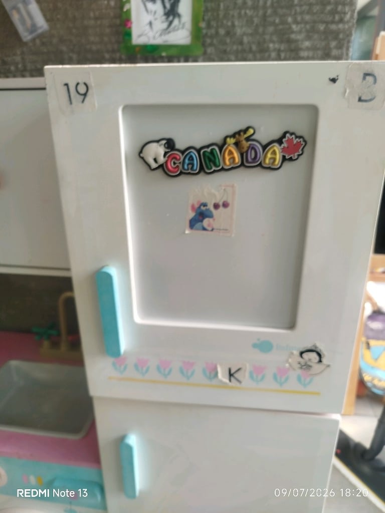 İmaginarium Ahşap Mutfak+Ikea oyuncak dolabı+ masa + yazı tahtası - 5