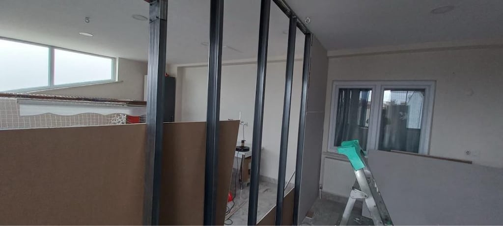 alçıpan bölme duvar işleri yapılır
