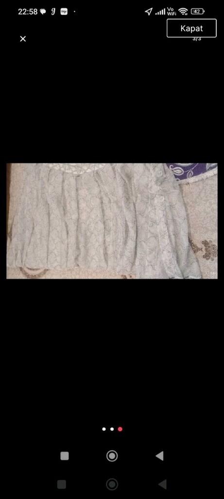 perde boyu 1 metre genişlik 2 metre mutfak ve kısa cam için - 2