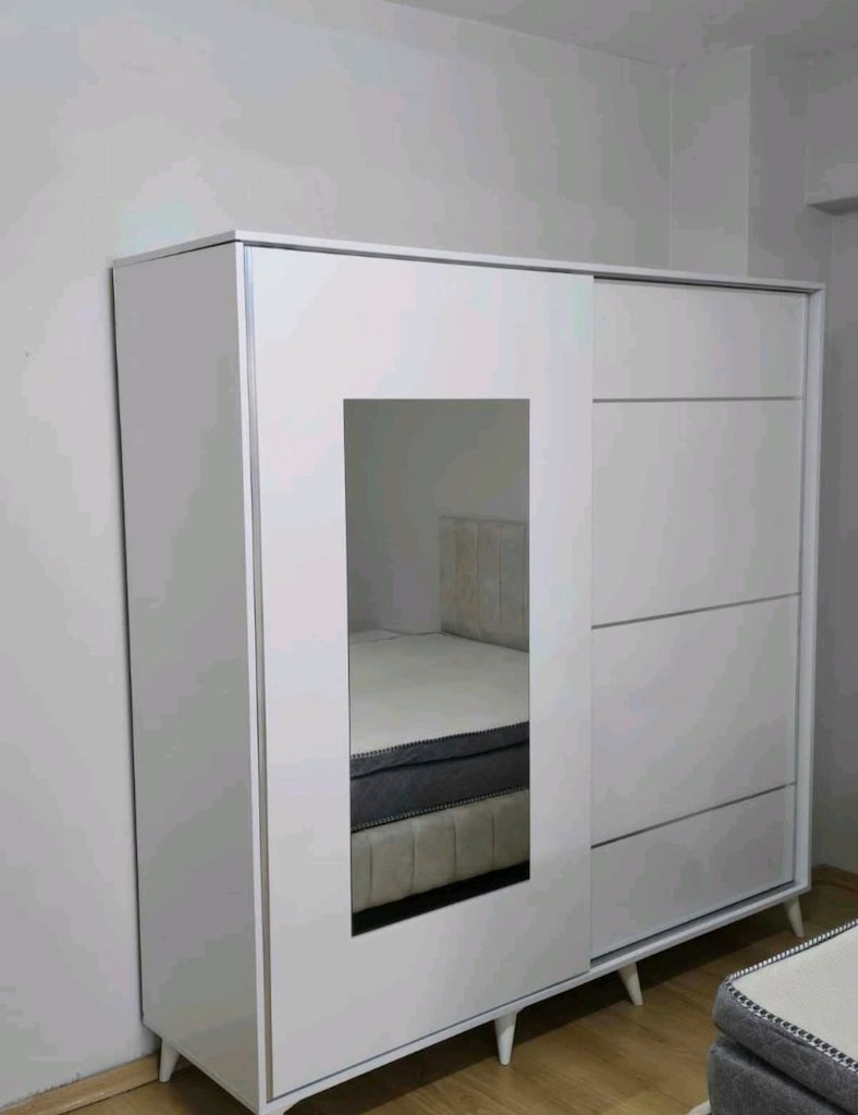 SÜRGÜLÜ DOLAP GARDROP SIFIR ÜRÜNLER KAPIDA ÖDEME İLE HIZLI TESLİMAT - 7