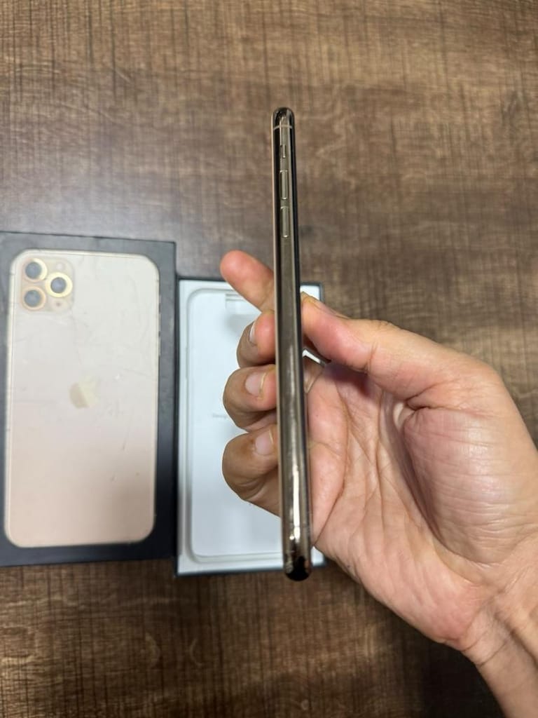 İPHONE 11 PRO MAX GOLD 64 GB YURTİÇİ HERŞEYİ ORJİNAL HATASIZ DEĞİŞENSİ - 5