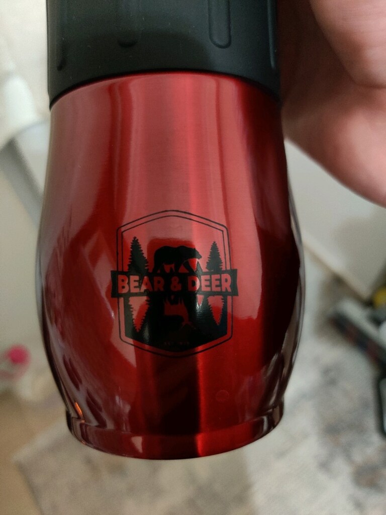 Bear&Deer Silikon Kemerli Çelik Matara 830 ml - 2