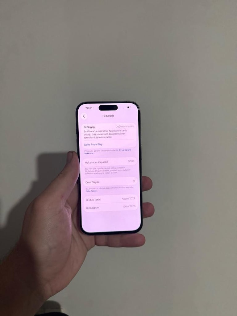 IPHONE 15 PRO YD 128 GB ÇİFT SİM SORUNSUZZ - 3