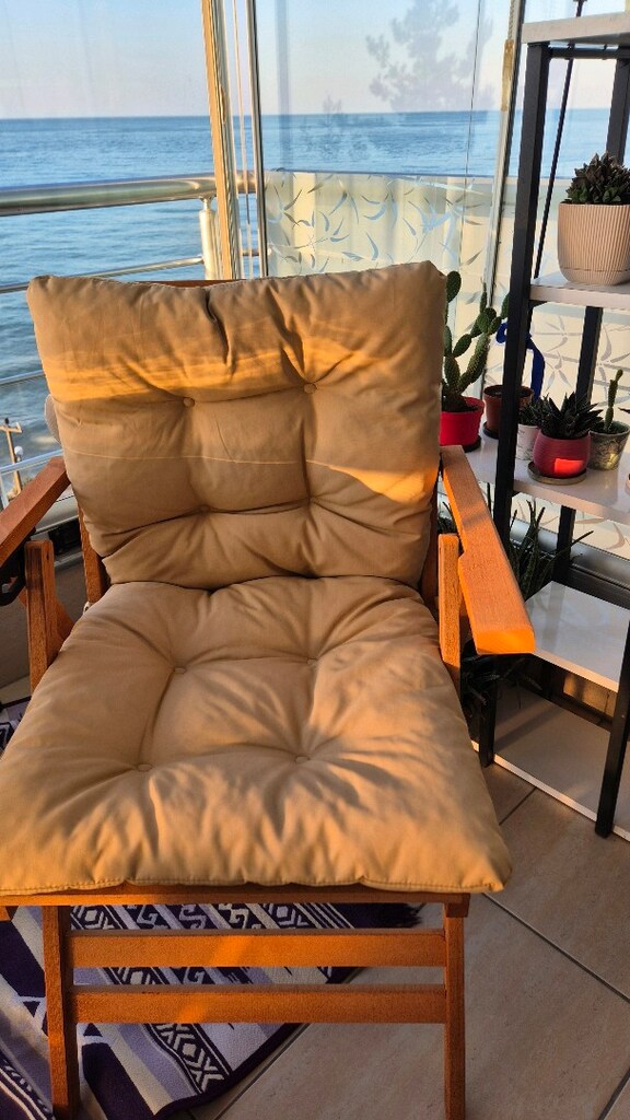 Balkon Bahçe masa sandalye seti - 4