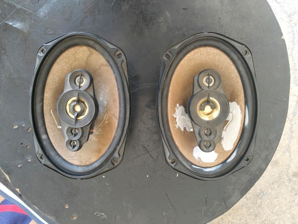 Pioneer 650wat 100rms oval kayık 85lik hoparlör takımı kabinleri dahil - 5