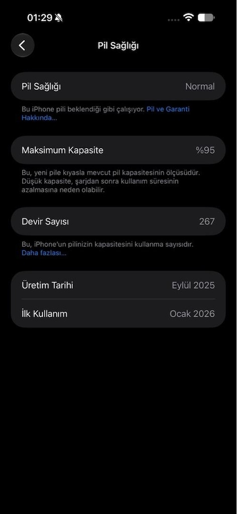 SIFIRDAN FARKSIZ 17 PRO MAX 256 GB YD - 18