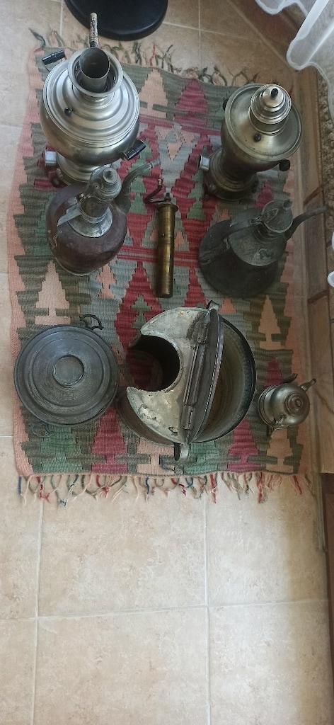 Köydeki evin deposundan çıkmış 80 yıllık antik 9 parça ev eşyası - 11