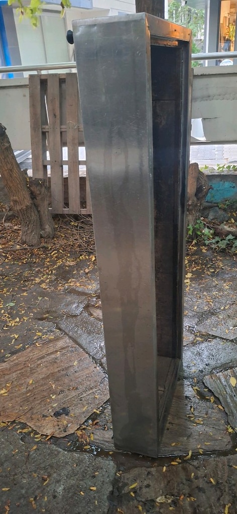 Paslanmaz Çelik mangal paslanmaz tuğlalı mangal 135x53cm ölçülerinde - 4