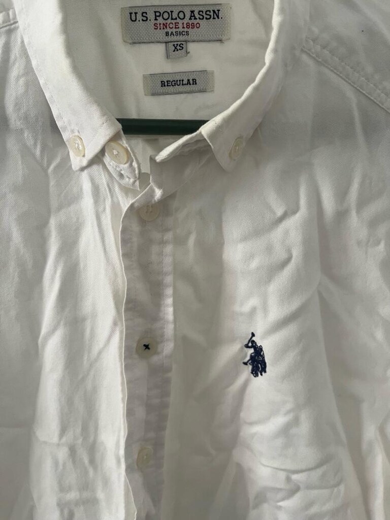 US POLO ASSN REGULAR FİT GÖMLEK XS BEDEN SIFIR AYARINDA SAYILI GİYİLDİ - 3