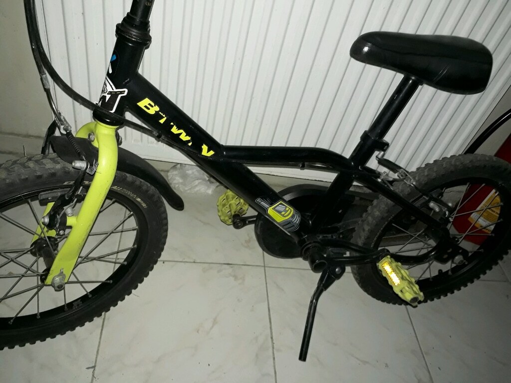 decathlon btwin cocuk bisikleti dark 500 yesil 16 jant - 8