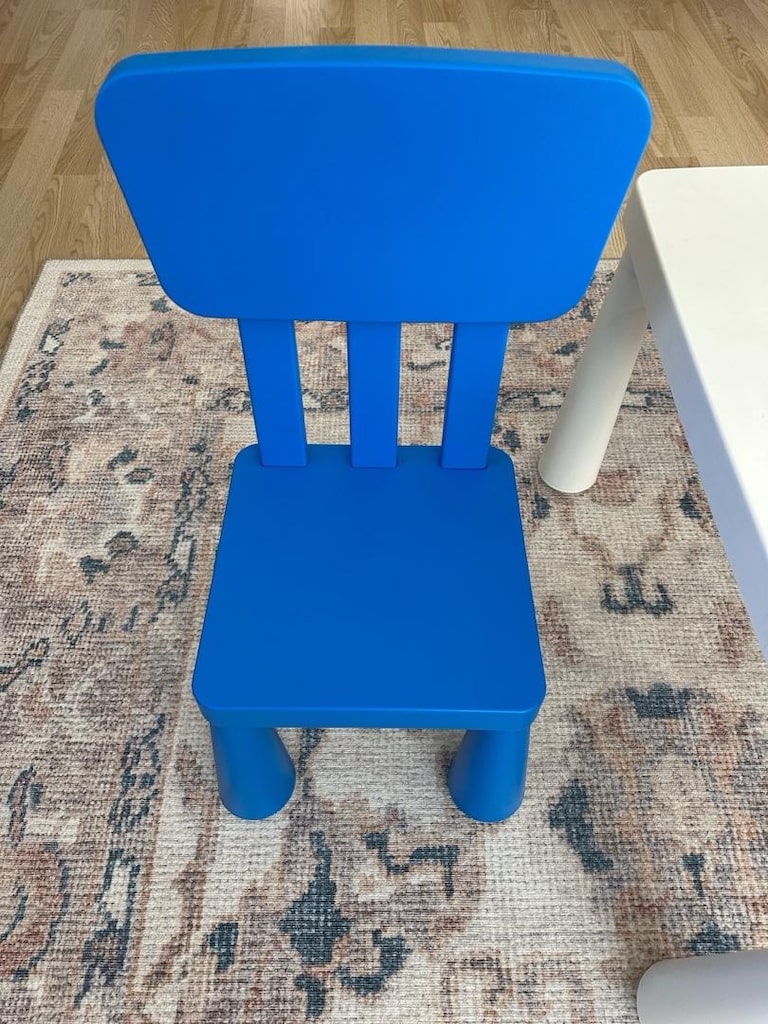 IKEA MAMMUT Çocuk Masa + Sandalye | UTTER Tabure HEDİYE - 3