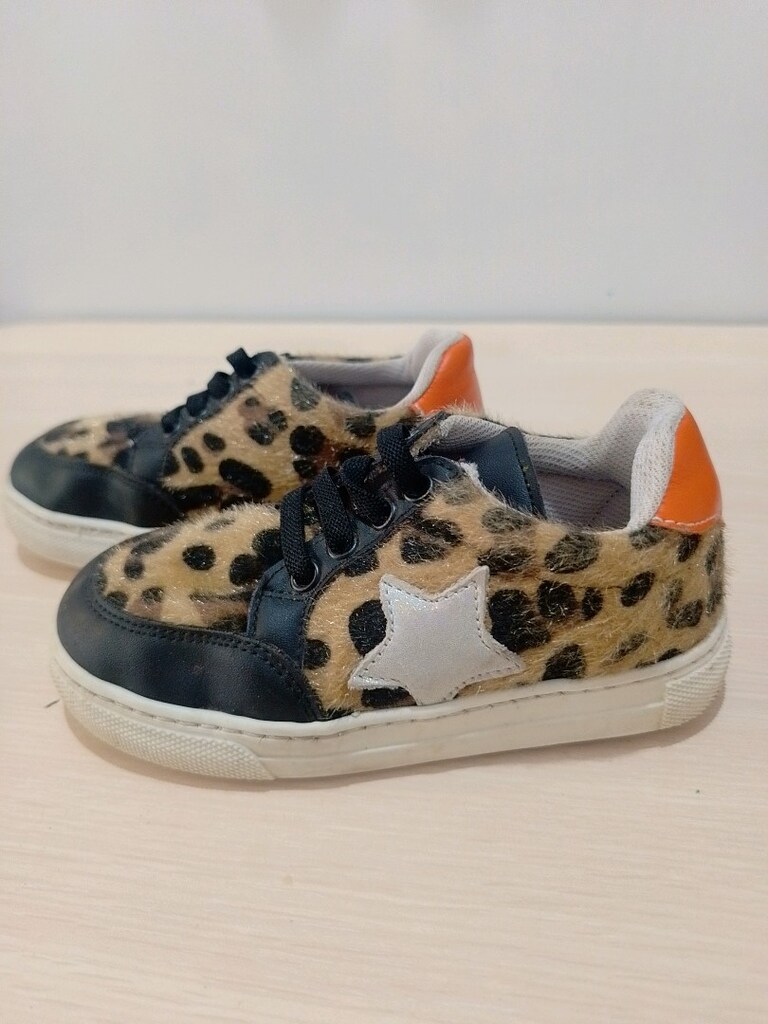Leopar desenli Kız çocuk ayakkabı - 3