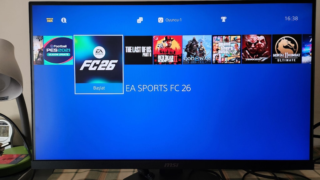 PS4 Slim 1 TB, 16 Oyunlu, Çift Kollu, Sorunsuz Tertemiz Cihaz - 5