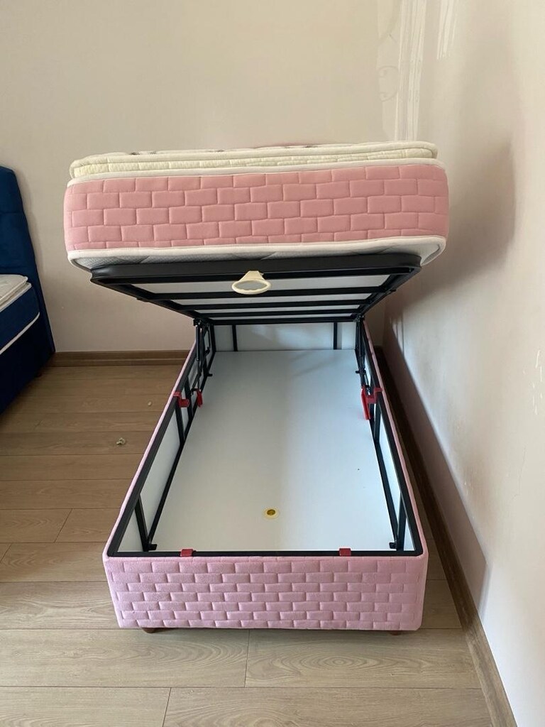 tek kişilik yatak baza başlık renk ve model var eve teslim abi kardeş - 2