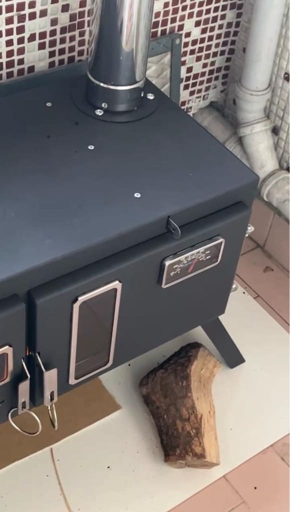 Marina Grill Kuzineli Fırınlı Kamp Sobası - 2