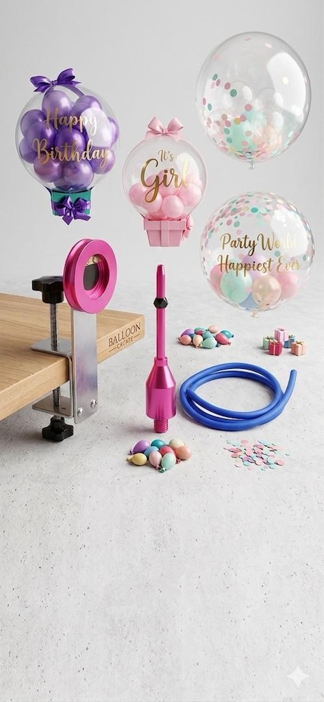 Balon İçinde Balon Şişirme Aparatı