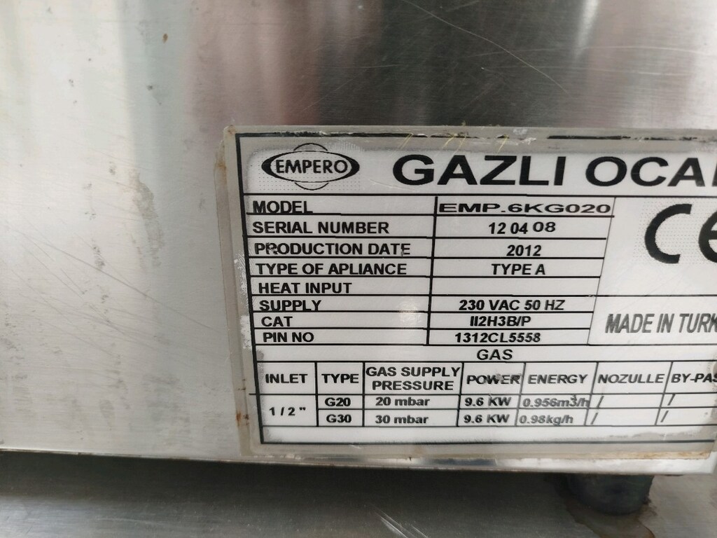 empero 4 lü alakart doğalgazlı ocak paslanmaz - 2
