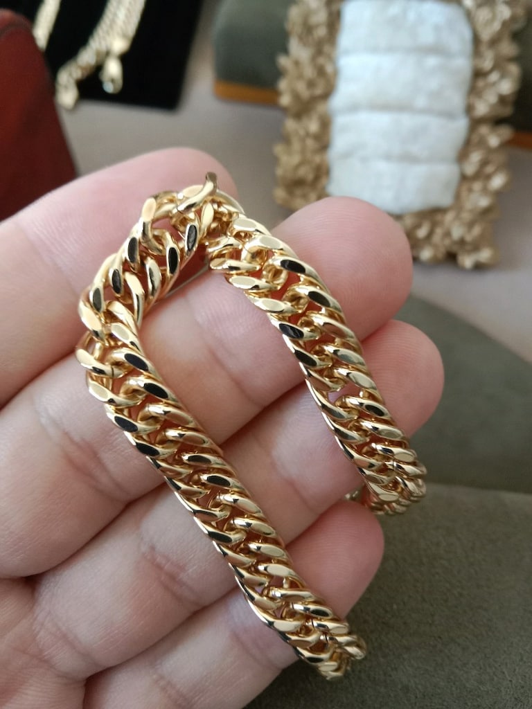 14 K kuyumcu işçiliği xupıng marka bileklikler - 12