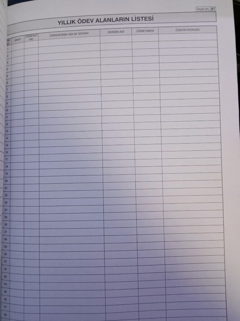 10 ders sınıf defteri - 7