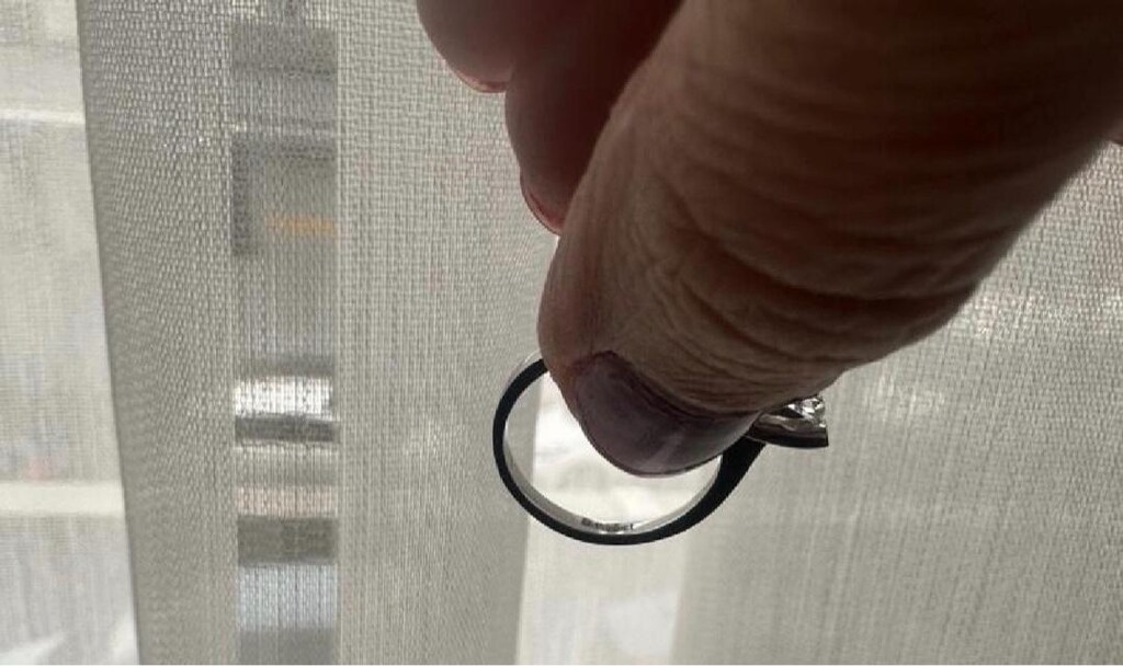 0,35 ct pırlanta tek taş yüzük sertifikalı kutusunda yeni - 2