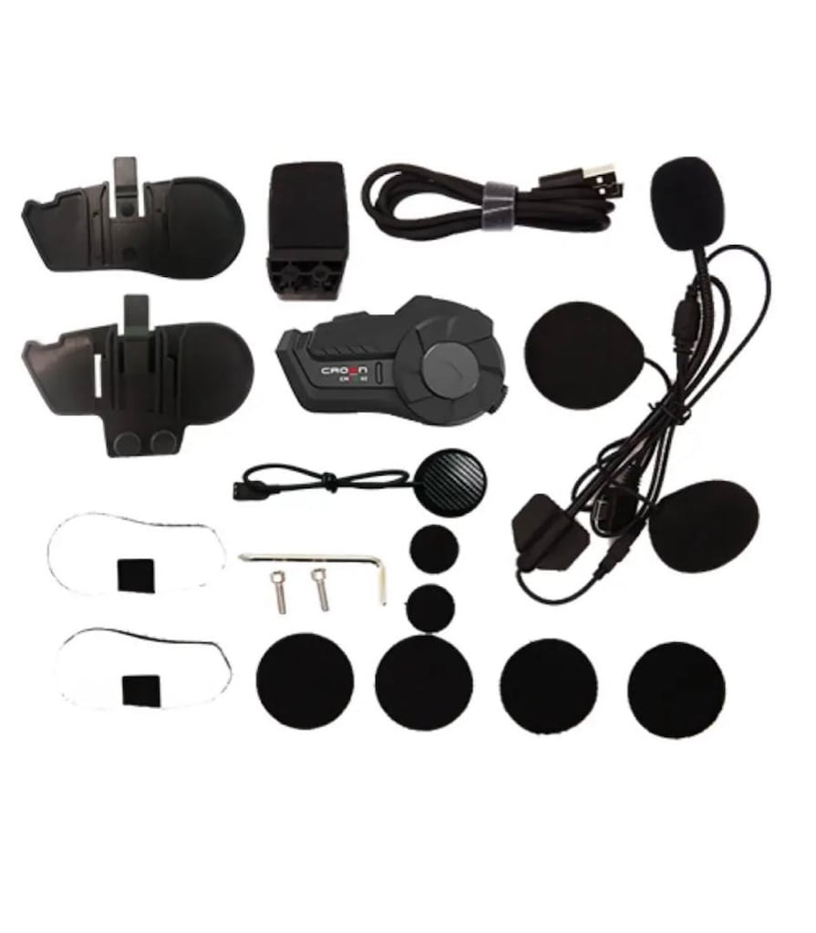 CROWN MICRO cmmk-02 Motosiklet Kask Bluetooth interkom Seti - 3
