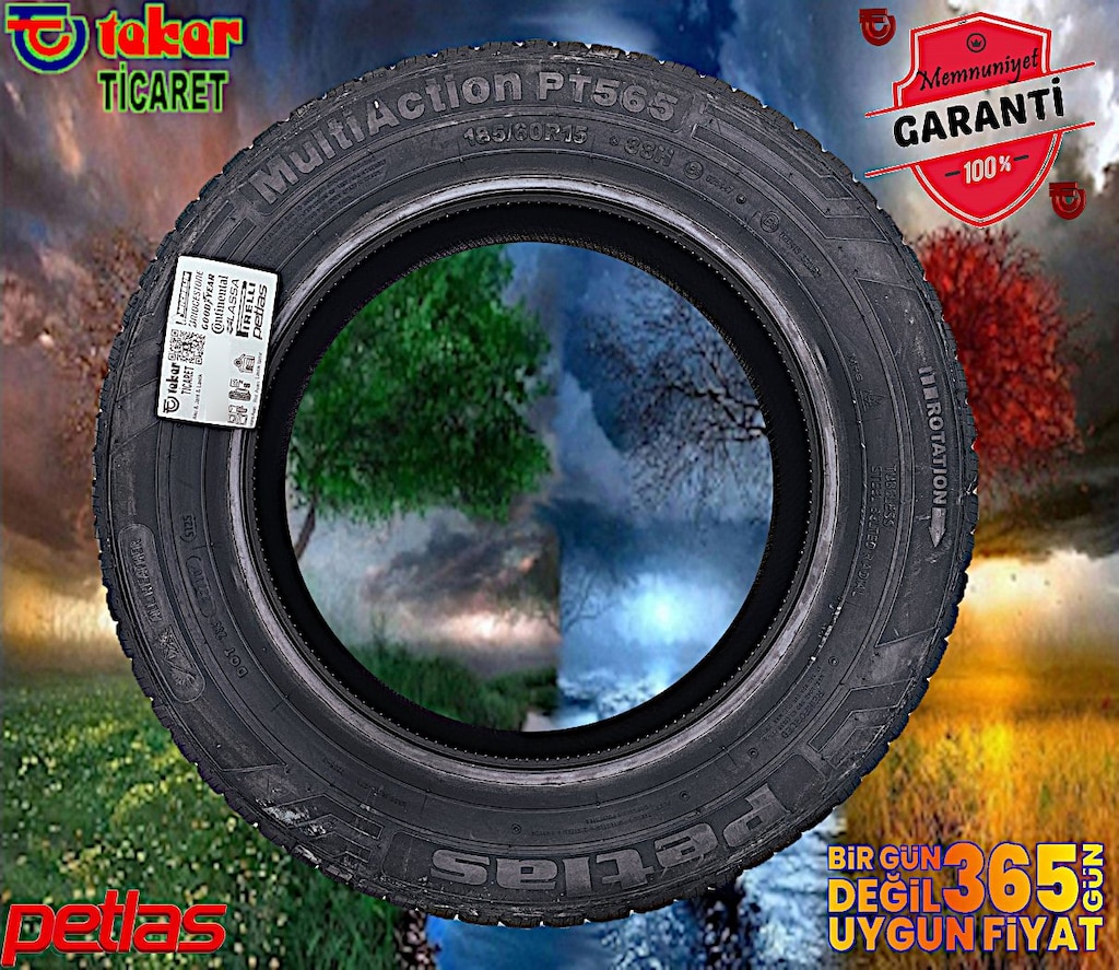 185 60 15 PETLAS PT565 #4 MEVSİM# TEKER TİCARET - 2